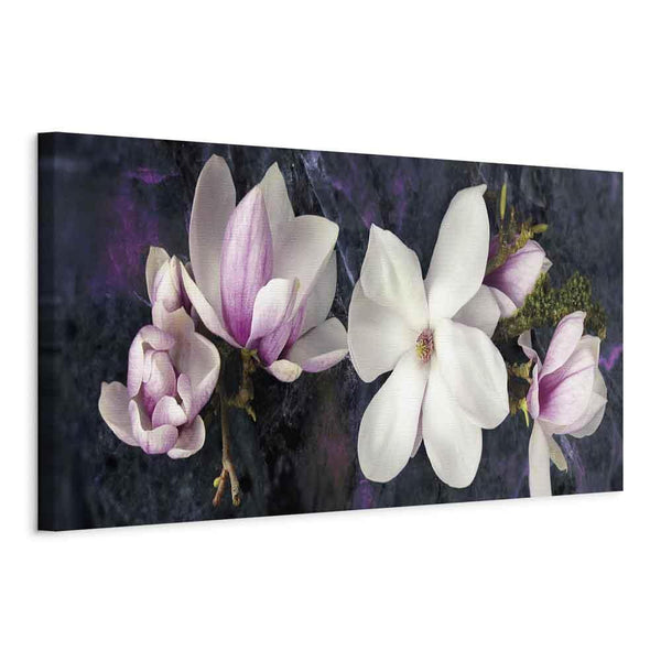 Canvas Print - Avant-Garde Magnolia (1 Part) Narrow Violet