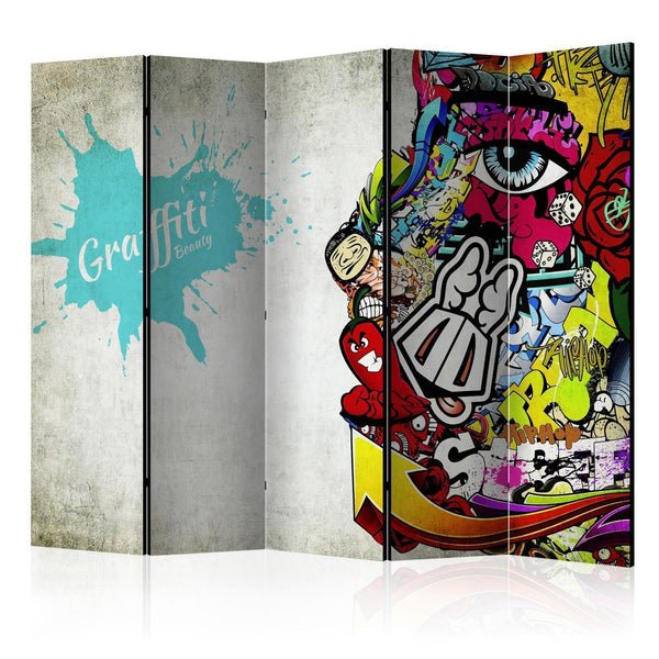 Room Divider - Graffiti Beauty