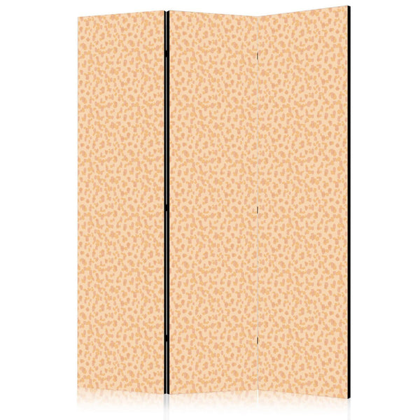 Room Divider - Tiny Dots: Optimistic Pattern in Peach Colors
