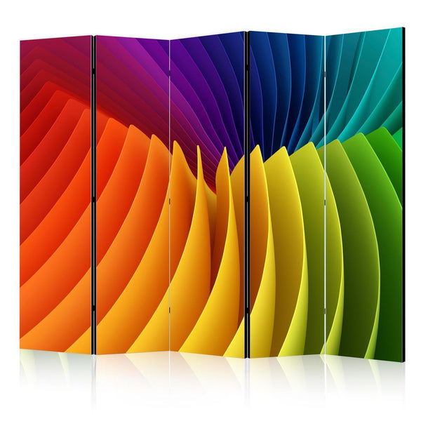 Room Divider - Rainbow Wave II