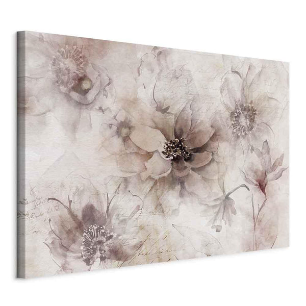 Canvas Print - Flolar Poem (1 Part) Wide