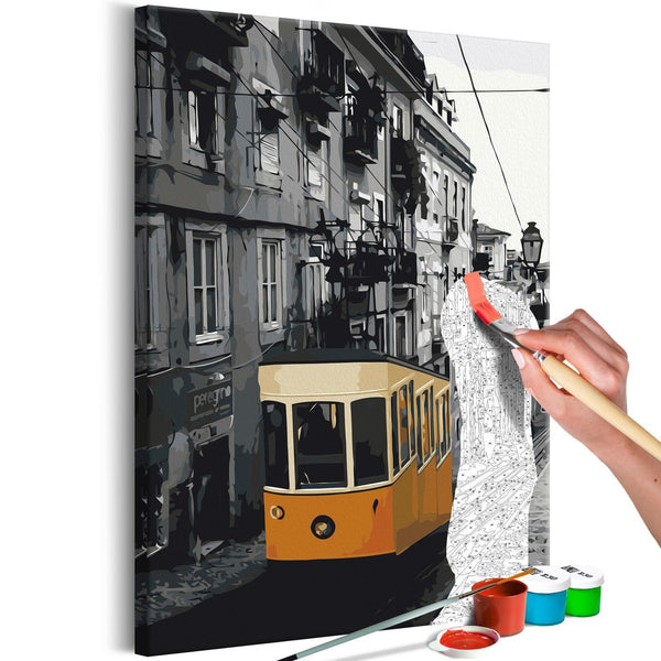 Paint By Numbers Kit - Tram in Lisbon
