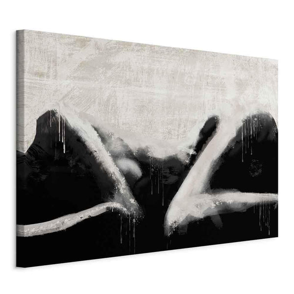 Canvas Print - Lying Beauty (1 Part) Wide