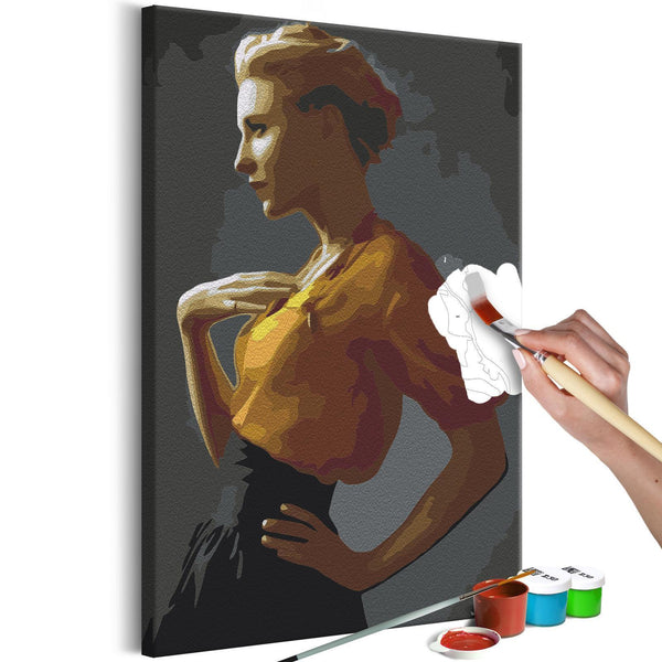 Paint By Numbers Kit - Yellow Blouse