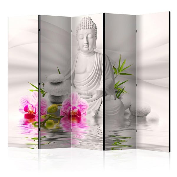 Room Divider - Buddha and Orchids II