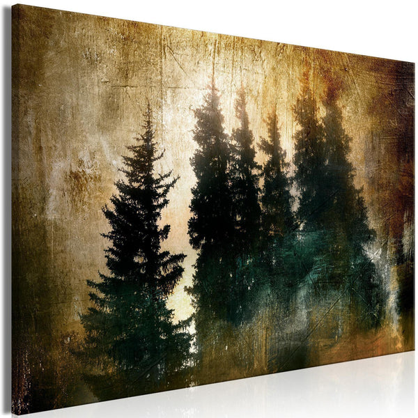 Canvas Print - Stately Spruces (1 Part) Wide