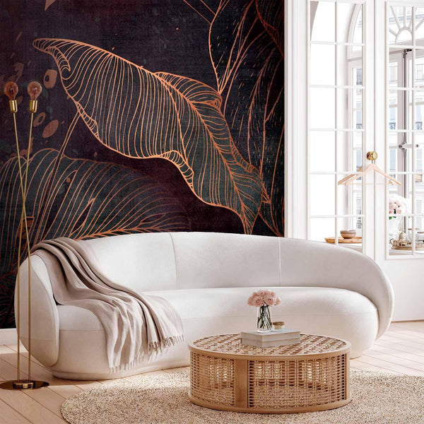 Wall Mural - In a Maze of Leaves - Third Variant