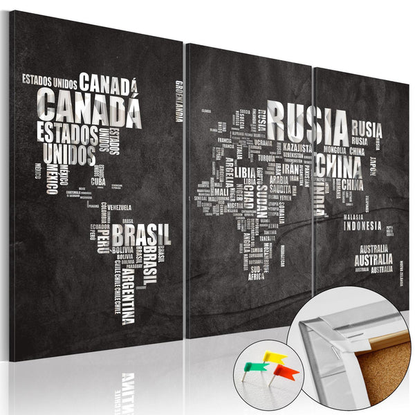Decorative Pinboard - El Mundo