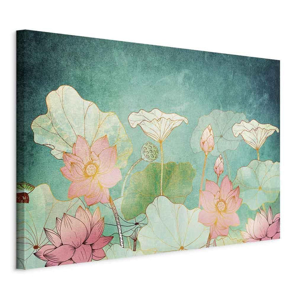 Canvas Print - Fairytale Flowers (1 Part) Wide