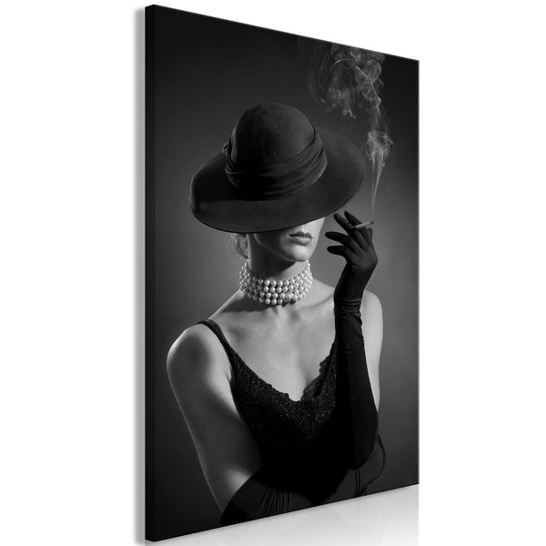 Canvas Print - Black Elegance (1 Part) Vertical