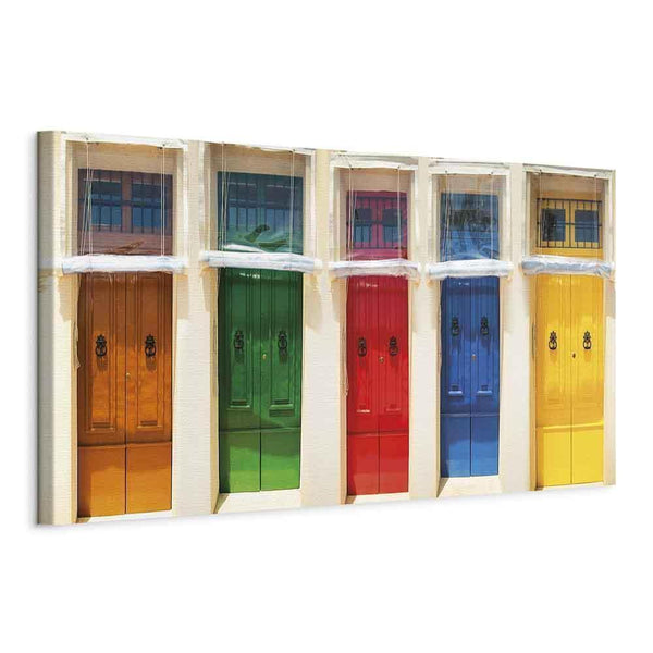 Canvas Print - Colourful Doors