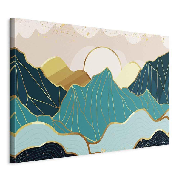 Canvas Print - Green Pastures (1 Part) Wide