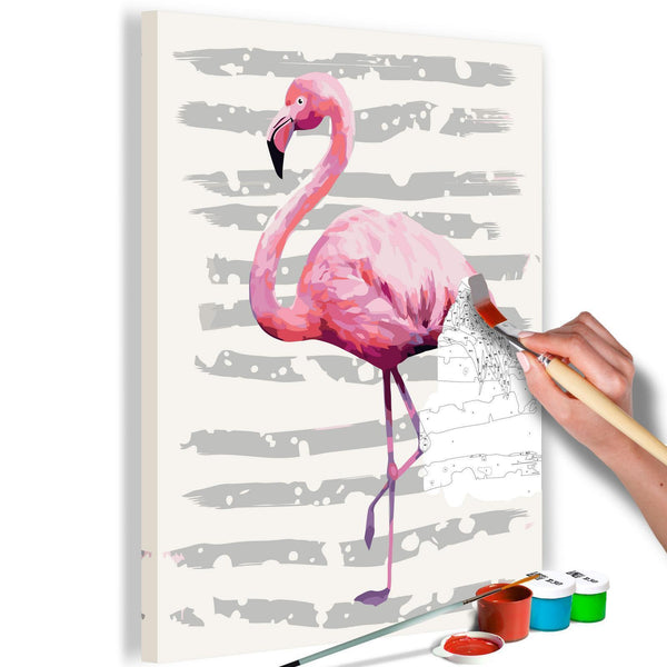 Paint By Numbers Kit - Beautiful Flamingo