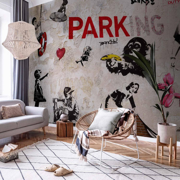 Wall Mural - [Banksy] Graffiti Collage