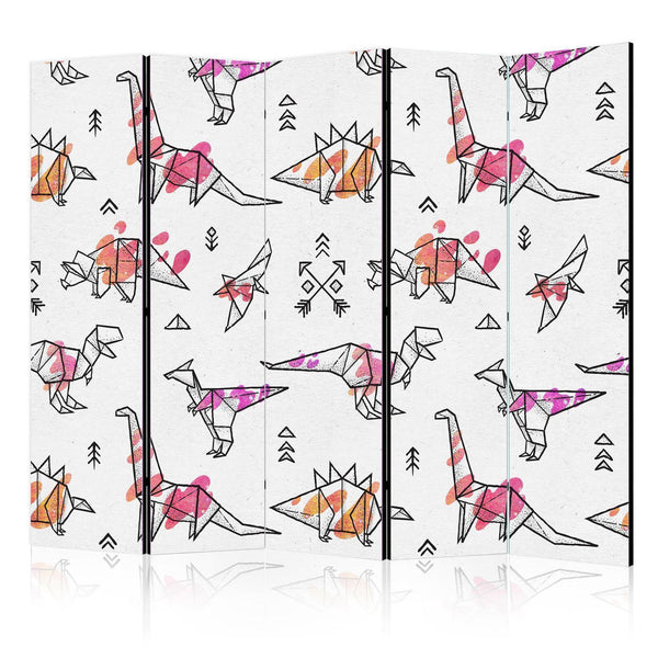 Room Divider - Origami Dinosaurs II