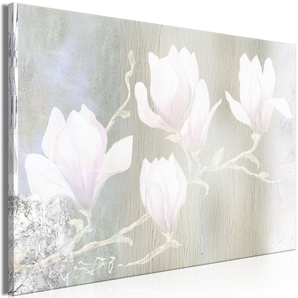 Canvas Print - White Magnolias (1 Part) Wide
