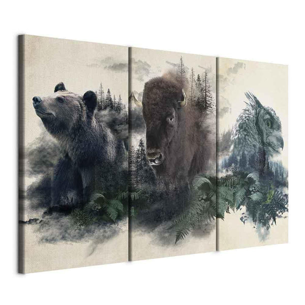 Canvas Print - Nature's Womb (3 Parts)