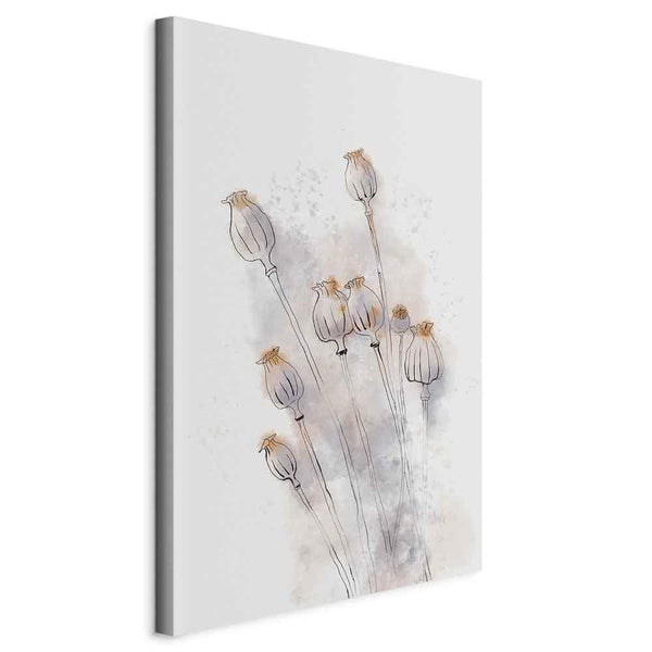 Canvas Print - Peaceful Poppies (1 Part) Vertical