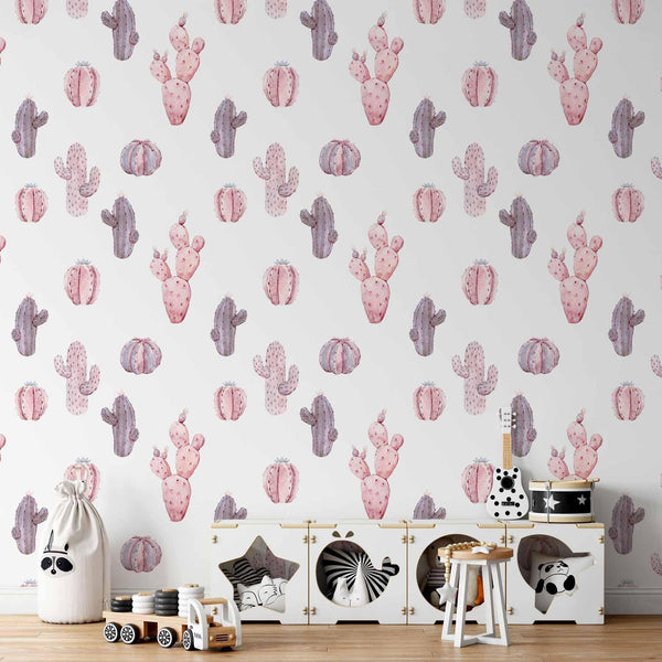Wallpaper - Pink Cacti