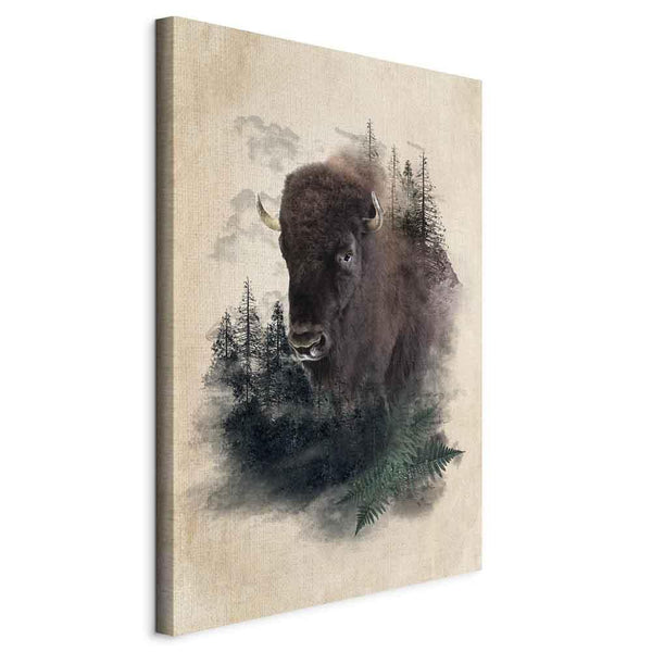 Canvas Print - Stately Buffalo (1 Part) Vertical