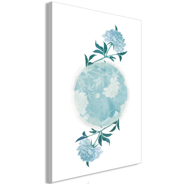 Canvas Print - Floral Planet (1 Part) Vertical