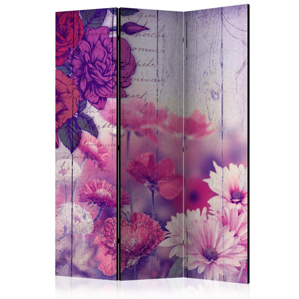 Room Divider - Flowers Memories