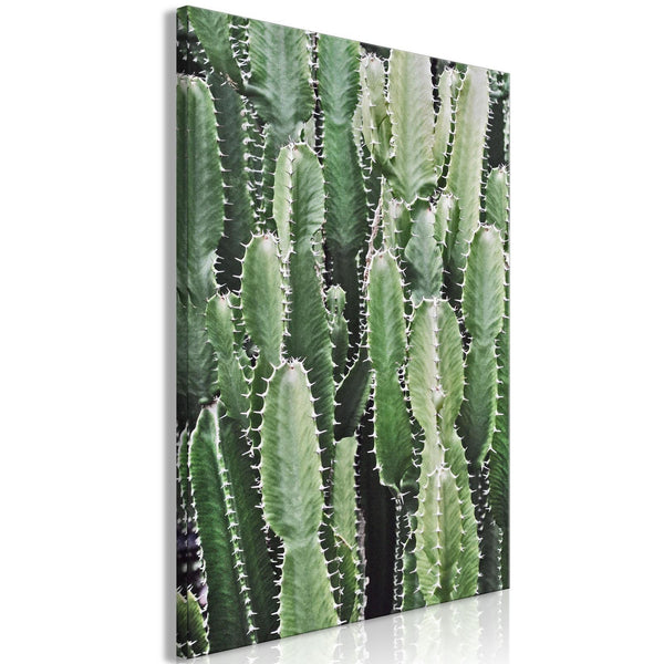 Canvas Print - Cactus Garden (1 Part) Vertical