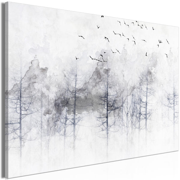 Canvas Print - Winter Forest (1 Part) Wide