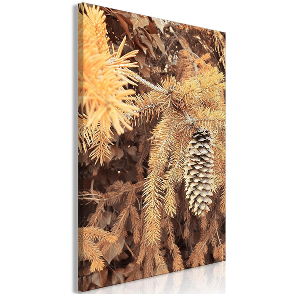 Canvas Print - Golden Cone (1 Part) Vertical
