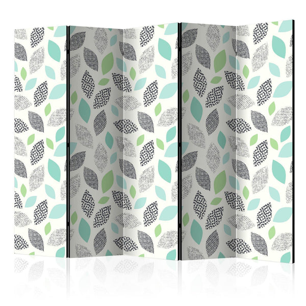 Room Divider - Patterned Leaves II