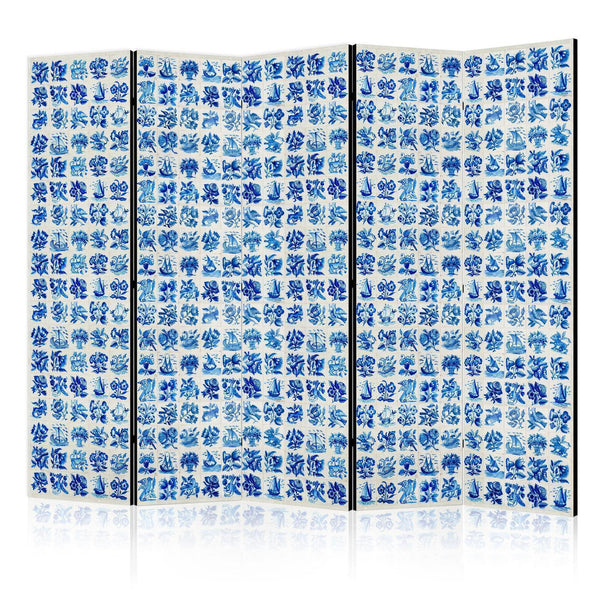Room Divider - Ceramic Tiles - Traditional Portuguese Blue Tiles Azulejos