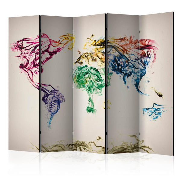 Room Divider - Dancing smoke trails II