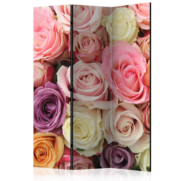 Room Divider - Pastel roses