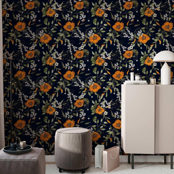 Wallpaper - Orange Bloom