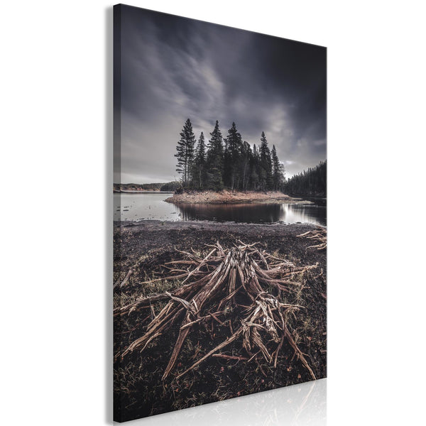 Canvas Print - Wooded Island (1 Part) Vertical