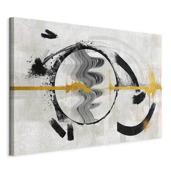Canvas Print - Golden Thread (1 Part) Wide
