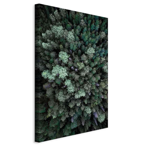 Canvas Print - Flying Over Forest (1 Part) Vertical