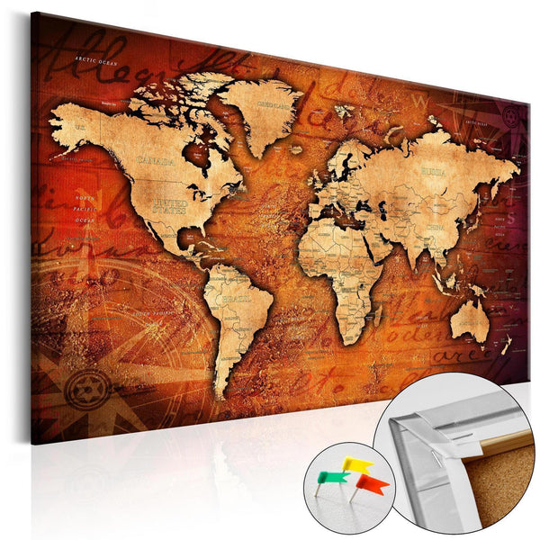 Decorative Pinboard - Amber World
