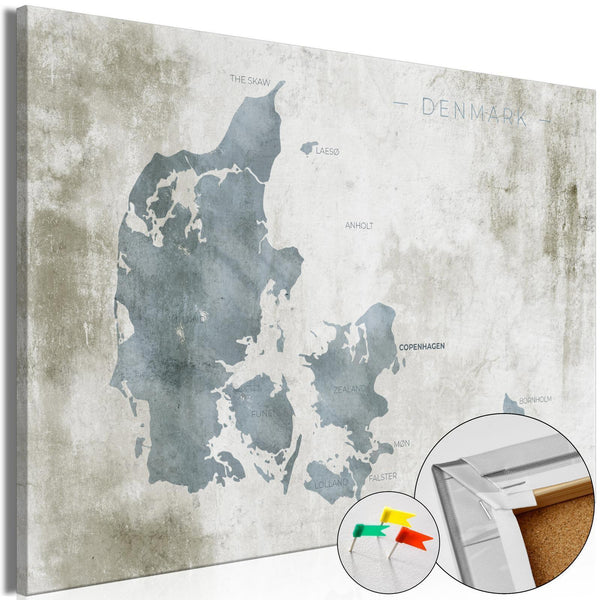 Decorative Pinboard - Scandinavian Blue