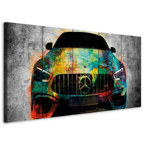 Canvas Print - On Start (5 Parts) Narrow
