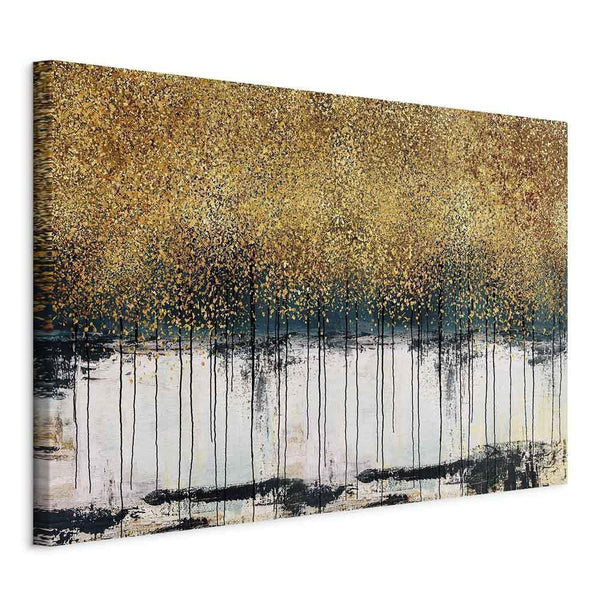 Canvas Print - Gilded Nature (1 Part) Wide