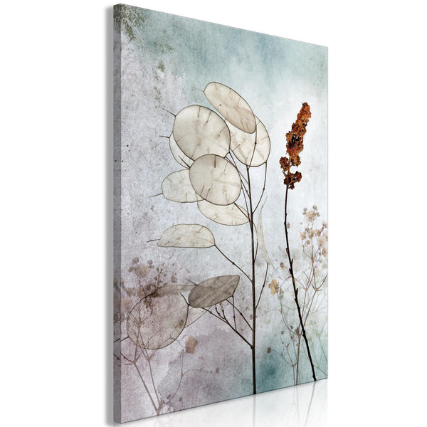 Canvas Print - Foggy Lunaria (1 Part) Vertical