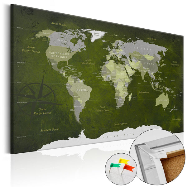 Decorative Pinboard - Malachite World