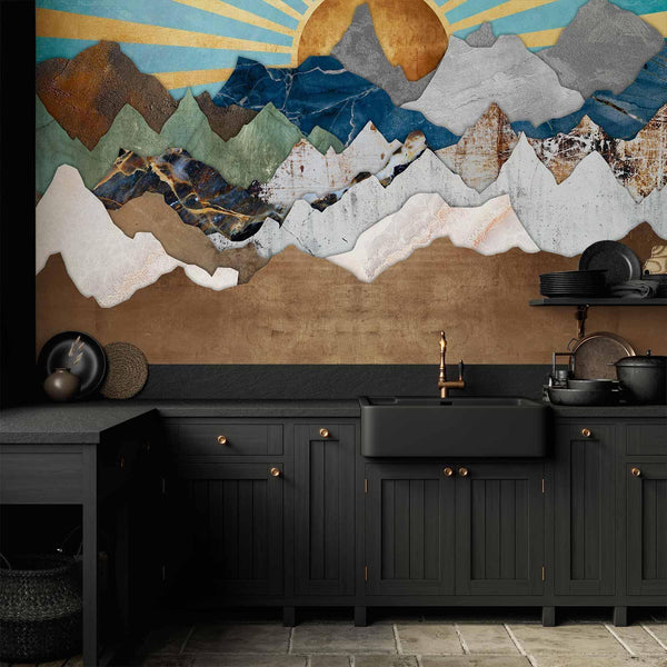 Wall Mural - Morning in the Mountains