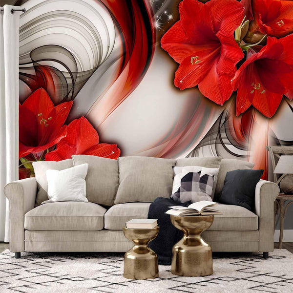 Wall Mural - Amaryllis - Ballad of the Red