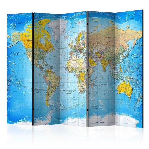 Room Divider - World Classic Map