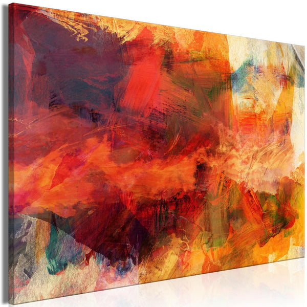 Canvas Print - Explosion of Wild Colors (1 Part) Wide